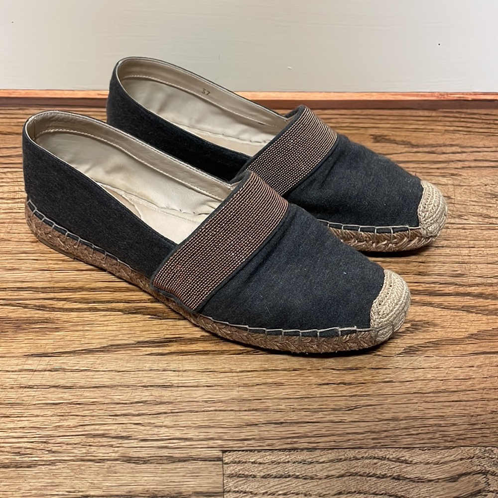 Brunello Cucinelli flat espadrilles